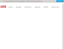 Tablet Screenshot of albumstudiorentals.com